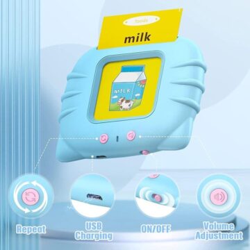 لعبة قاري كروت التعليمية للأطفال – فلاش كارد ناطق لتنمية الكلام والمهارات المبكرة