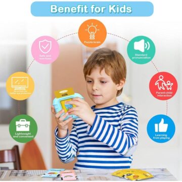 لعبة قاري كروت التعليمية للأطفال – فلاش كارد ناطق لتنمية الكلام والمهارات المبكرة