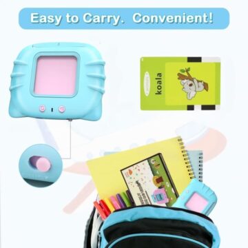 لعبة قاري كروت التعليمية للأطفال – فلاش كارد ناطق لتنمية الكلام والمهارات المبكرة