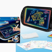 🎨 لوحة الرسم المضيئة Magic Glow Pad - فجر إبداع طفلك! ✨