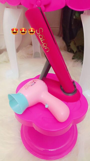 بيوتي صالون البنات بالتسريحة والكرسي – صالون حقيقي مصغر للبنات !