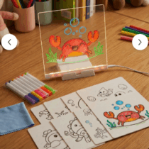 السبورة المضيئة السحرية ✨🎨 (ارسم.. امسح.. ونوّر!)